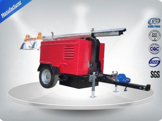 China 30Kw, torre clara móvel rebocadora do poder 40Kw à prova de som com mastro do metal fornecedor