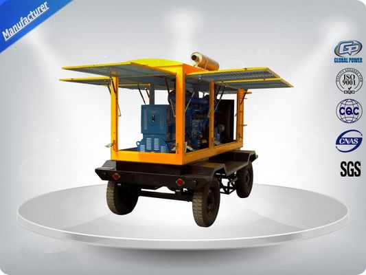 China Água - Refrigeração Silenciosa Grupo Gerador Trailer 4 Cilindros Potência Principal 50Kw / 63Kva fornecedor