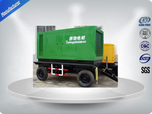 China Gerador Móvel CA Trifásico Rebocável com Quatro Rodas 10-100KVA fornecedor