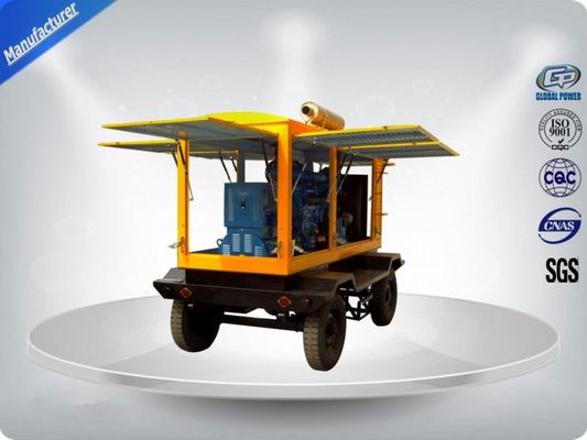 China Curso diesel 50kva ISUZU Genset diesel 4JB1T-S do grupo de gerador 4 de Moblie Tralier/46 fornecedor