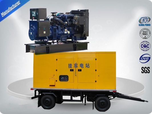 China o reboque de 80kw 100kva montou o tipo silencioso gerador com consumo de combustível do motor diesel de Cummins baixo fornecedor