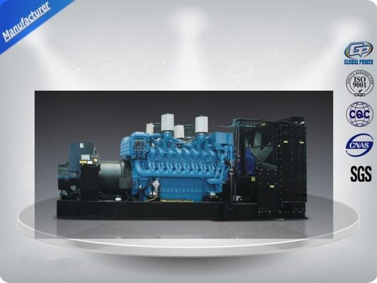 Motor MTU Gerador diesel de carga pesada 24V DC Elétrico 50hz 2250-2500 kw / kva fornecedor