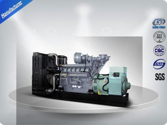 Grupo de gerador diesel de baixo nível de ruído 683kva do quadro de Safey com o motor original de Japão Mitsubishi fornecedor