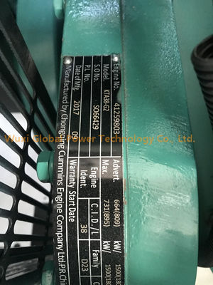 Gerador diesel aberto à espera 50 hertz do poder 640KW Cummins/60 hertz com alternador de FARADAY fornecedor